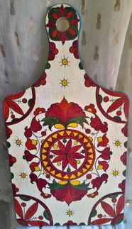 Расписная доска "Солярный знак"