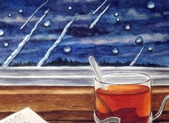 Чаепитие в поезде, дальний путь