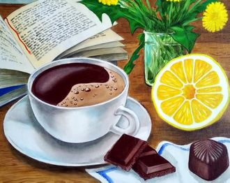 Утреннее кофе на даче