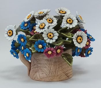 Керамические ромашки