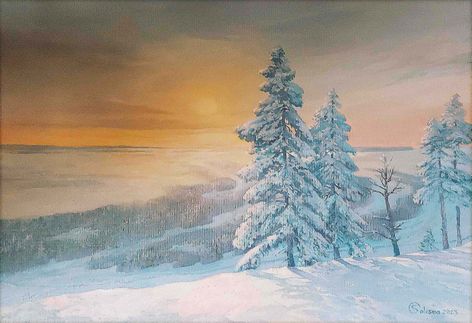 якутия ..вид на реку Лена
