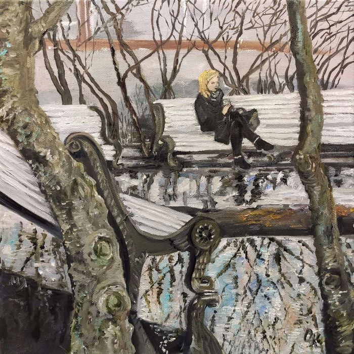 Март в городе