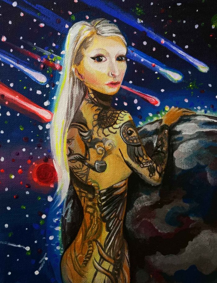 Космическая девочка